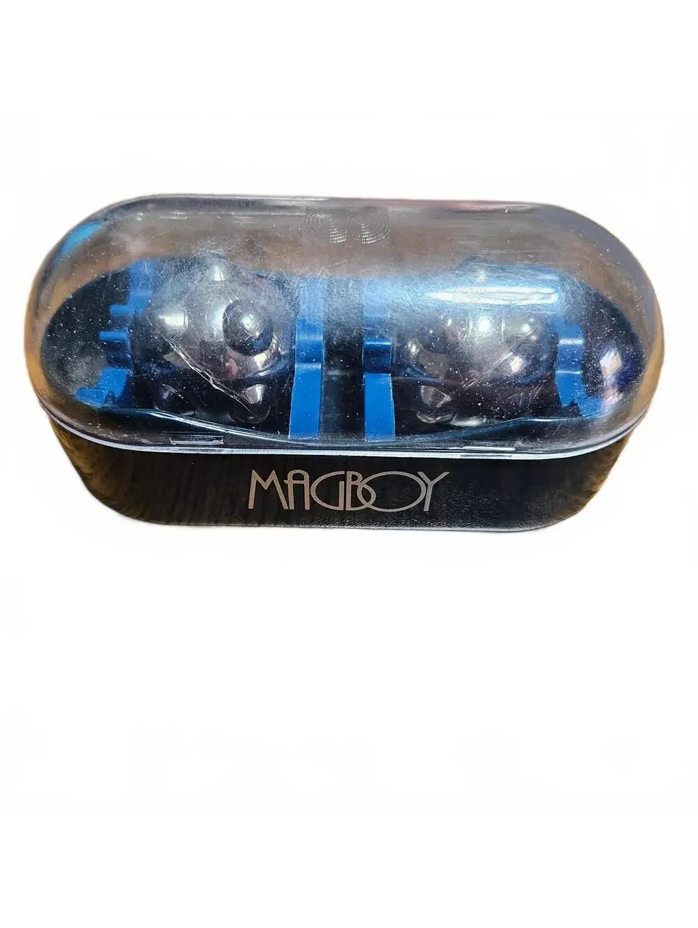 Magboy Nikken Magnetic Therapy Device Blue Black Compact Japanese Massage Sports